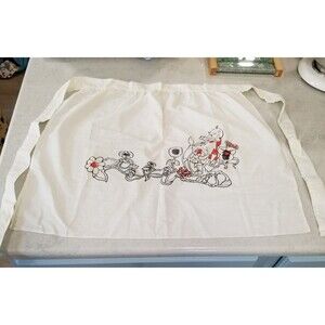 Vintage Reddy Kilowatt decorated Apron